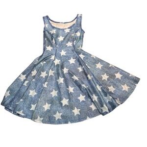 Terez Blue and White Starry Kids Dress